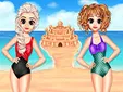 princess summer sand castle