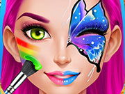 Face Paint Party Girls Salon